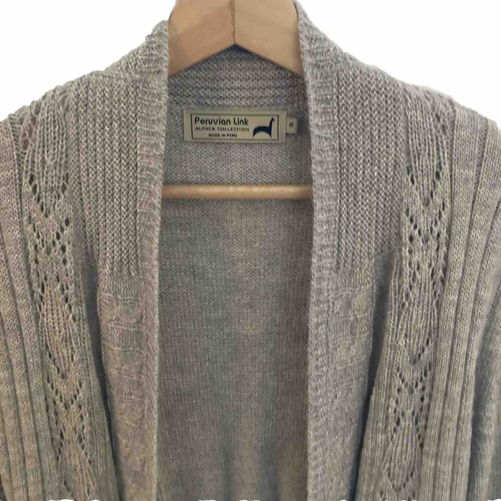 Peruvian Link Alpaca Collection Open Cardigan Swe… - image 2
